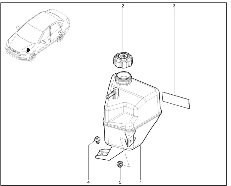 Бачок расширительный