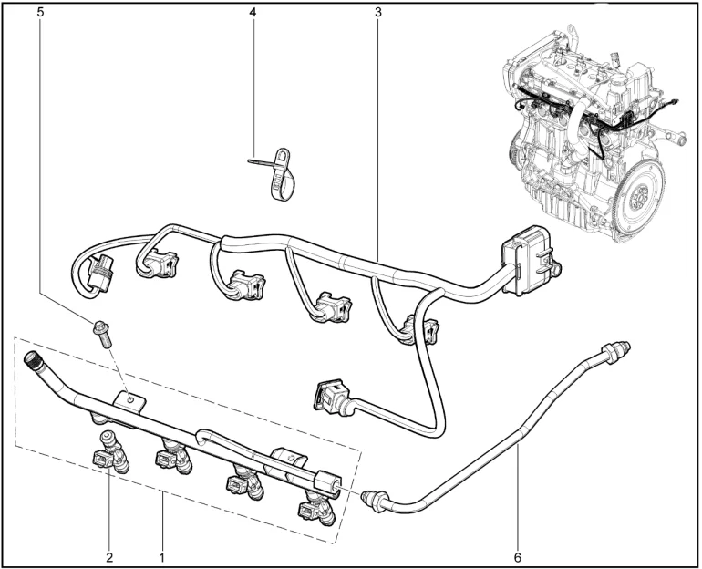 Рампа топливная (P4M)