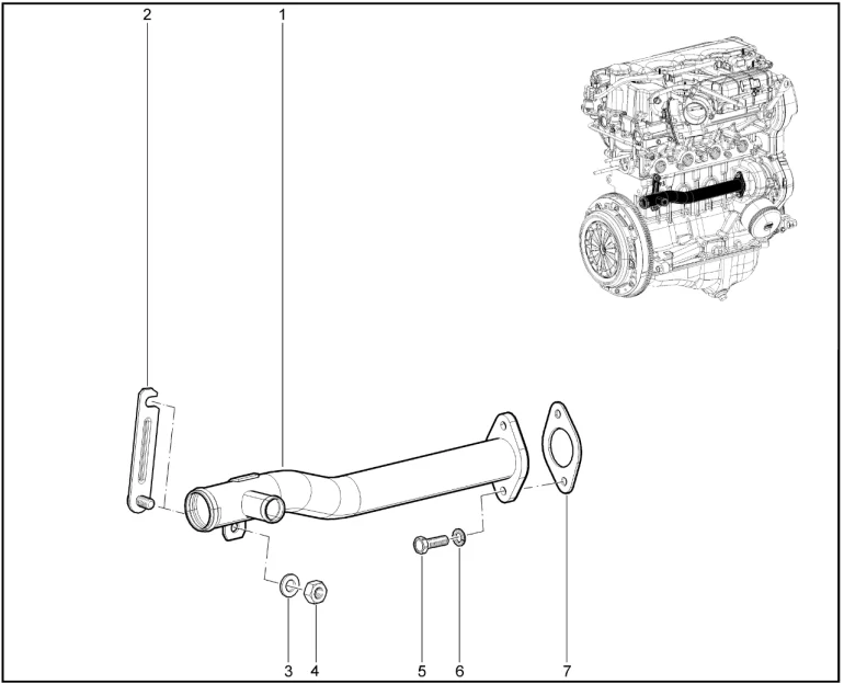 Труба подводящая насоса водяного
