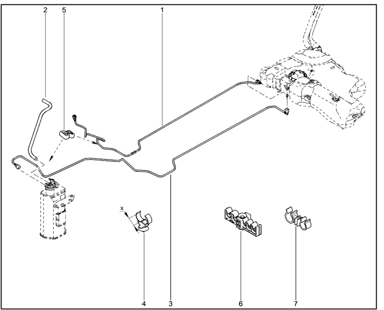 Трубки топливной системы (K7M)