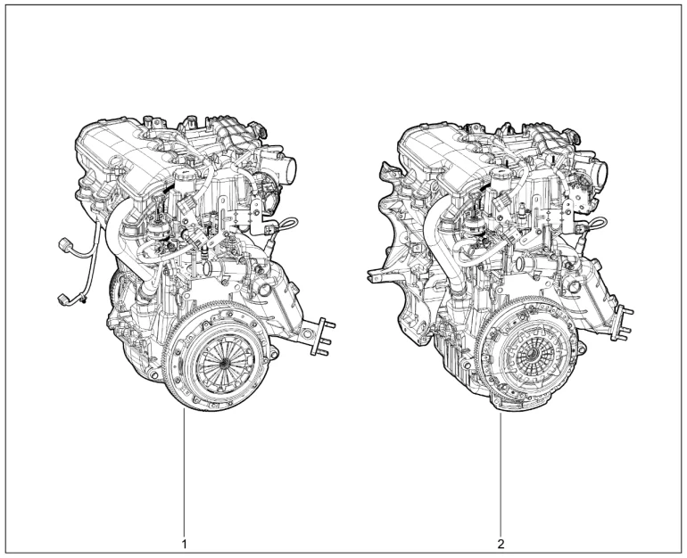 Двигатель в сборе (P4M-21129)(16 кл.)