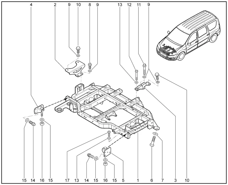 Подрамник (E-Largus)