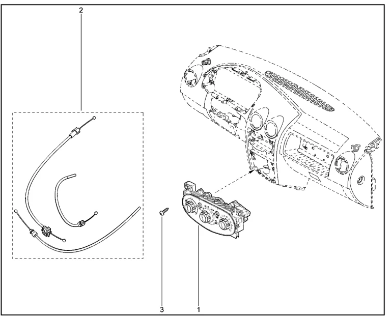 Панель управления отопителем (с 2015)