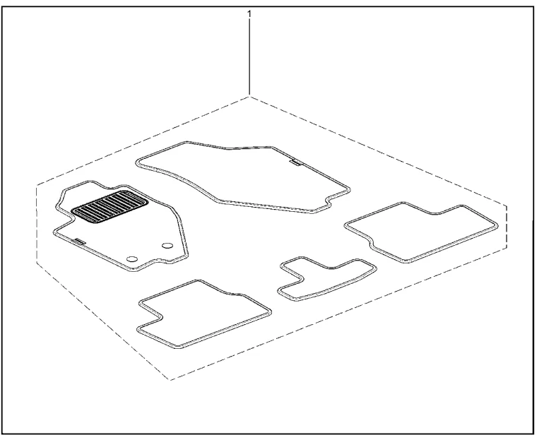 Ковры салона текстильные