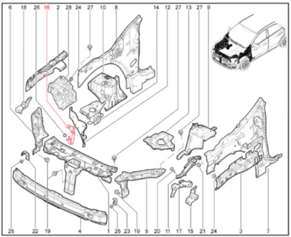 Кронштейн крепления многофункциональный для Lada Iskra