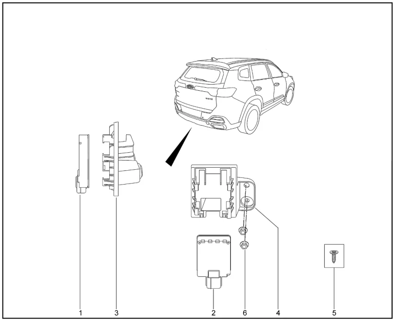 Радар для XCITE X-Cross 8, Chery Tiggo 8 Pro