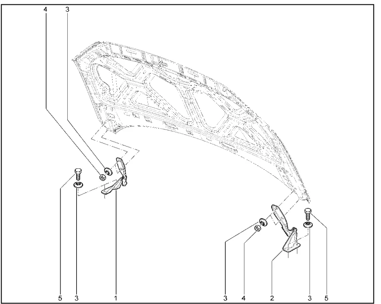 Петли капота