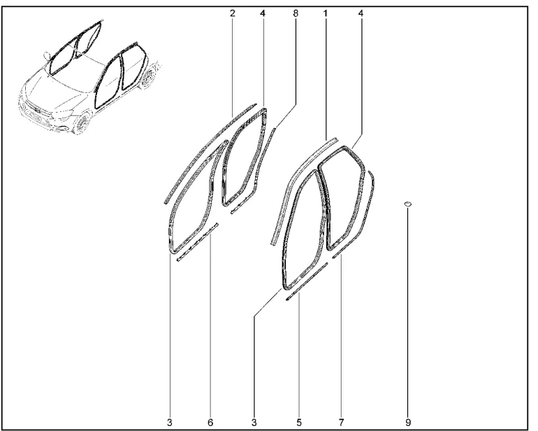 Уплотнители проемов дверей