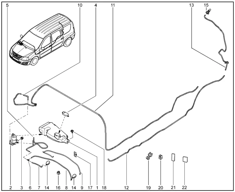 Омыватель (универсал)