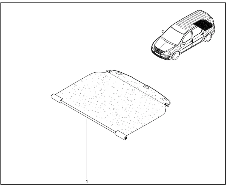 Полка багажника