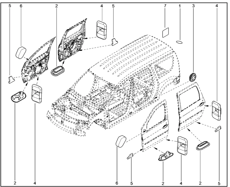Заглушки дверей