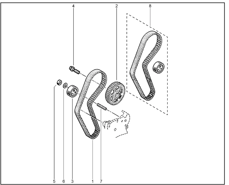 Привод ГРМ (K7M)