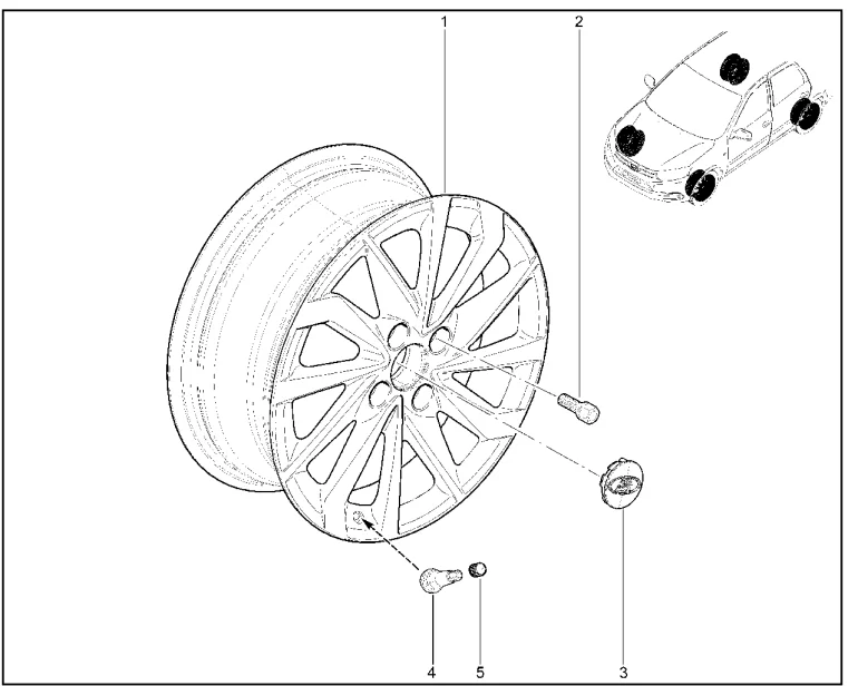 Диск колеса литой 16" (Спорт)