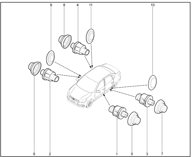 Выключатели дверные