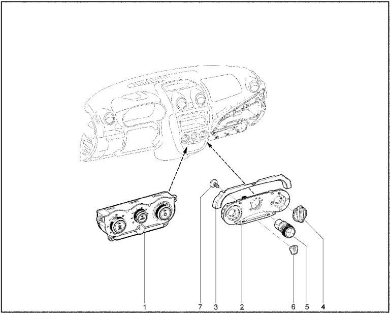 Панель управления отопителем (FL) c 30.07.2018