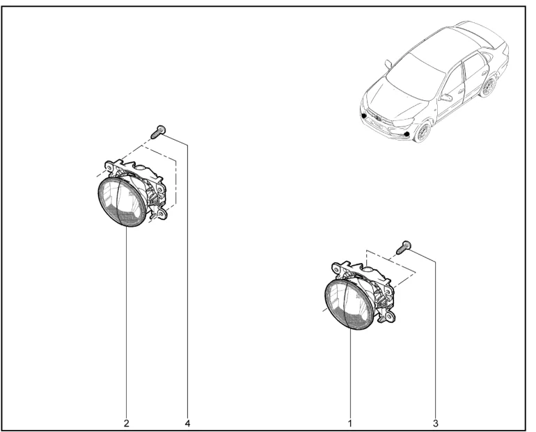 Фары противотуманные (FL) с 30.07.2018.