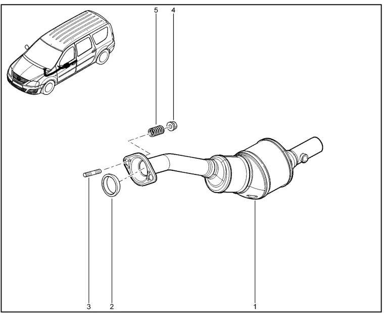 Труба соединительная (K4M - E-5)