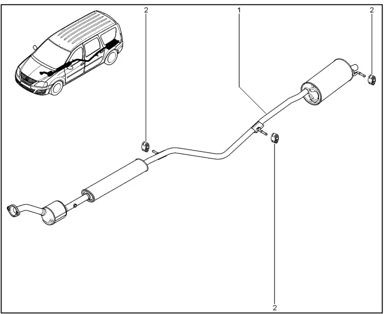 Система выпуска (K4M,K7M)