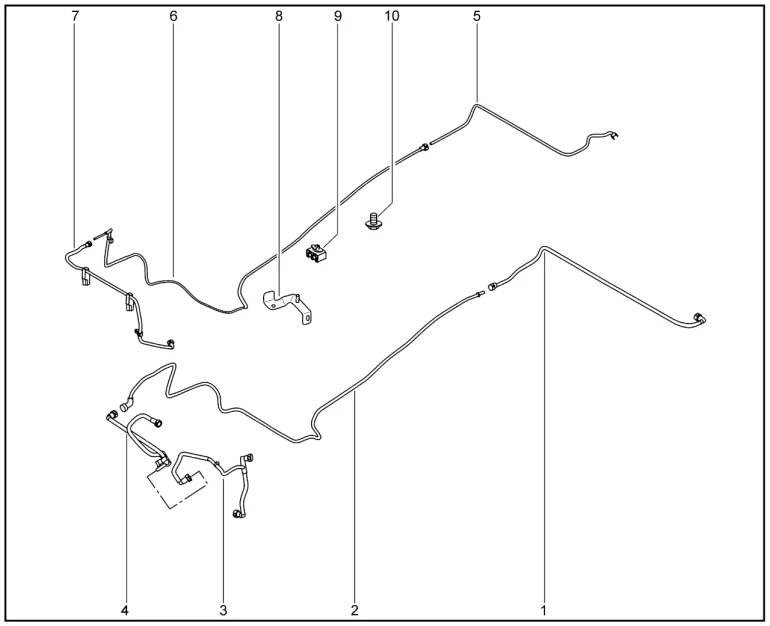 Трубки топливной системы для XCITE X-Cross 8, Chery Tiggo 8 Pro