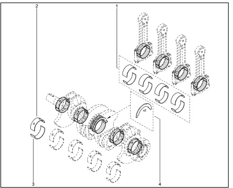 Вкладыши (K4M,K7M)