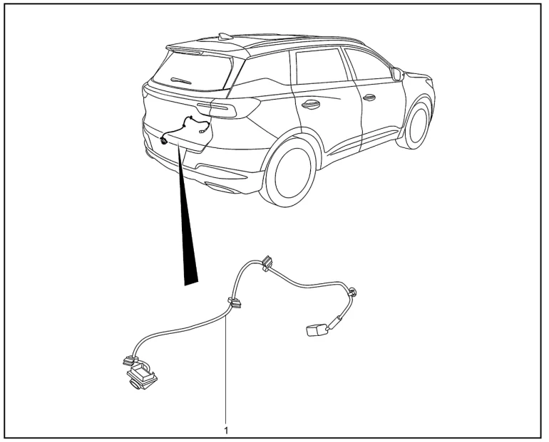 Камера заднего вида (Elite) для XCITE X-Cross 7, Chery Tiggo 7 Pro