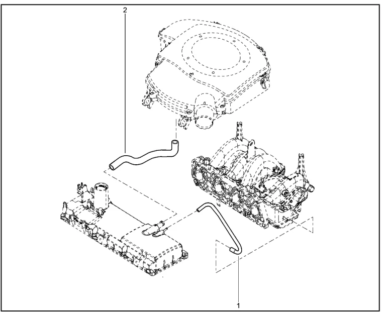 Вентиляция картера (K7M)