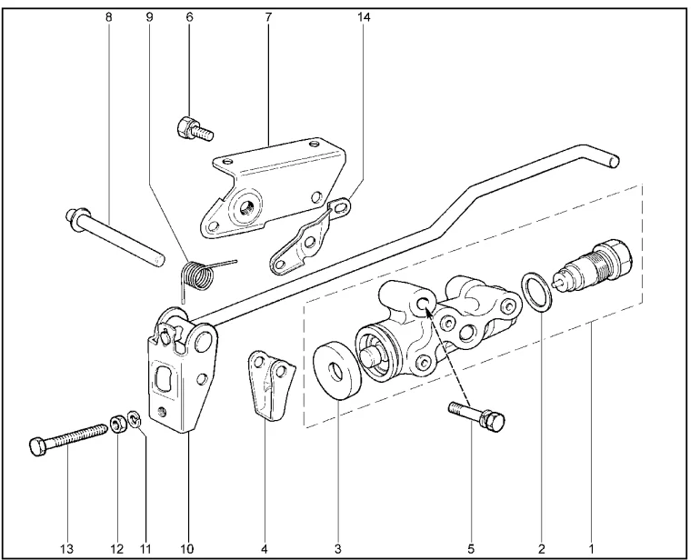 Регулятор давления тормозов (без ABS)