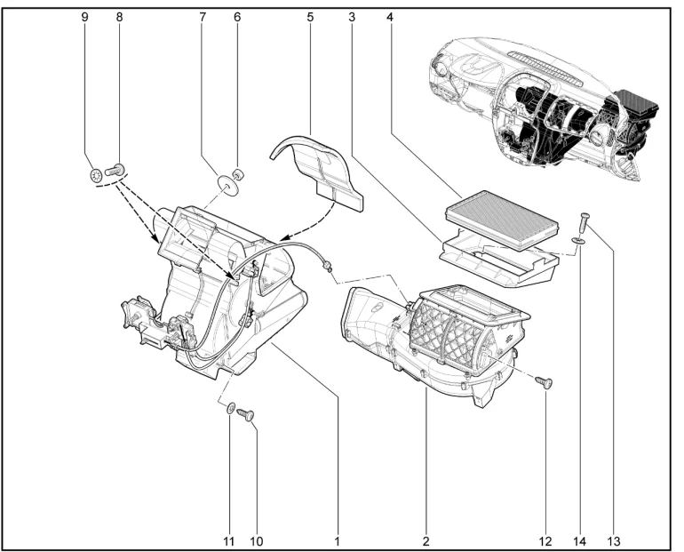 Отопитель с рециркуляцией воздуха