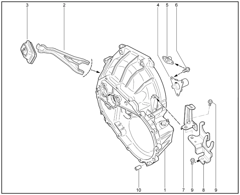 Картер сцепления