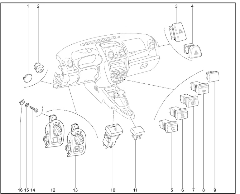 Выключатели, кнопки до 30.07.2018.