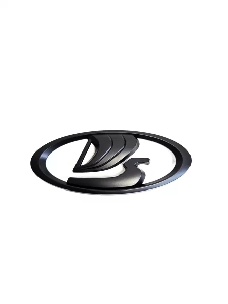 Эмблема решетки радиатора (черная матовая) для Lada Vesta, XRAY, Granta FL, Niva