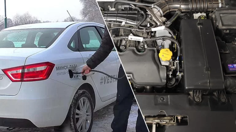 Как слить бензин через топливную рампу Lada Vesta