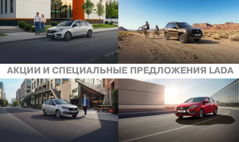 АВТОВАЗ объявил об акциях на автомобили LADA в августе 2026 года