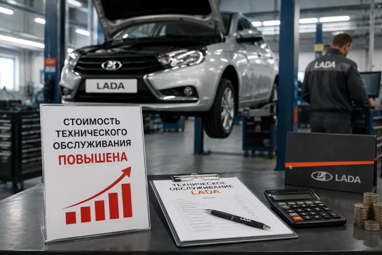 АВТОВАЗ поднял цены на техническое обслуживание LADA с августа 2026 года