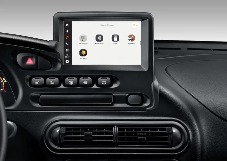 Как называются разъемы USB на ММС Lada Enjoy Pro для Niva Travel