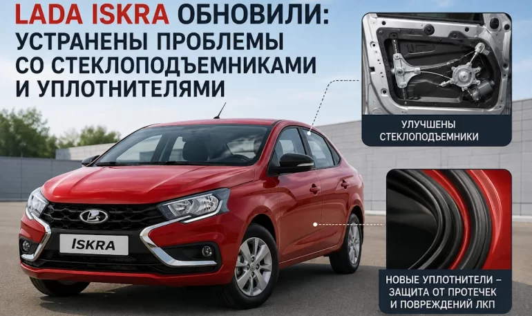 АВТОВАЗ доработал LADA Iskra: улучшены стеклоподъемники и защита кузова