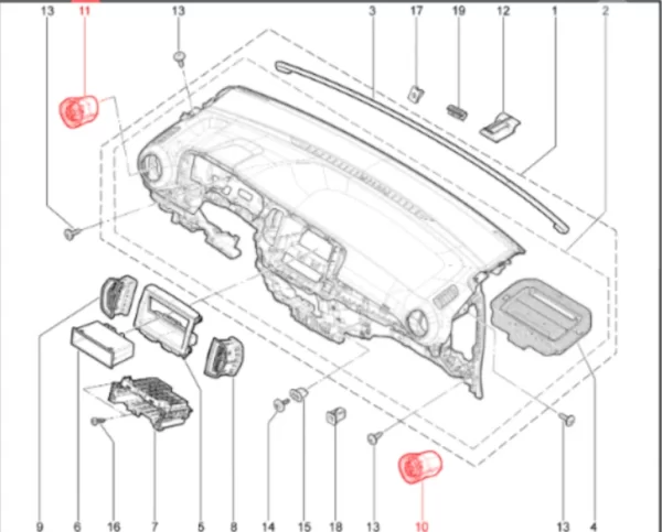 Сопло боковое для Lada Iskra