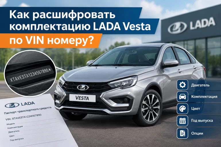 Можно ли узнать комплектацию Lada Vesta по VIN номеру?